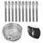 AIHOM Bộ 10 Thanh căng trống 40MM Vít thay thế kim loại để nâng cấp bộ trống và thiết lập dễ dàng,
