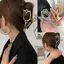 AqToCna Tulip Tóc Bắt Kim Loại Vuốt Tóc Nữ Cá Mập Kẹp Tóc Nữ Mũ Đội Đầu Bé Gái Phụ Kiện Tóc AqToCna