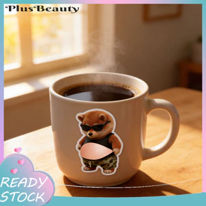 < Pluscloth > 1 Cặp Miếng Dán Giảm Căng Thẳng Bụng Dễ Thương – Đề Can Chống Lo Âu Chống Va Chạm Cho Trẻ Em Người Lớn Vui Nhộn Co Giãn Pinch Đồ Chơi Tummy Hoạt Hình Chó Miếng Dán