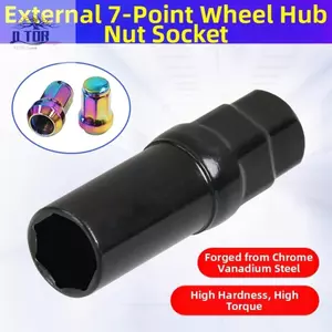 16 5mm 7 điểm Ổ cắm ngôi sao Lug Nut Công cụ loại bỏ để bảo trì bánh xe ô tô