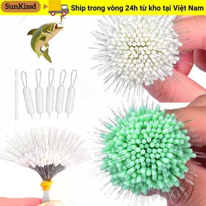 SUNKISSD Phao Câu Cá Bobber Màu Silicon Chống Dây Không Gian Đậu