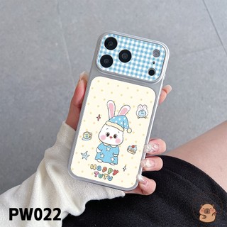 Dành Cho Xiaomi 17T Pro Poco X8 X7 X6 Neo X4 X3 GT NFC M8 M7 M6 Plus M5S M4 M3 M2 Pro Max Ốp Điện Thoại Nhìn Lớn Cửa Sổ Da PU Thỏ Dễ Thương Ngôi Sao Kẻ Sọc Mặt Trăng Vỏ Hoạt Hình