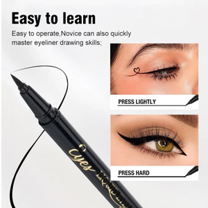 0,6ml Bút Kẻ Mắt Nước Siêu Mảnh Đầu Cọ 0.1mm Chống Nước Chống Mồ Hôi Bền Màu Lâu Trôi Không Lem