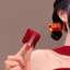 Gong Xi Fa Cai ~ Năm Mới May Mắn Phong Bì Màu Đỏ Kẹp Tóc Lễ Hội Dễ Thương Kẹp Tóc Mũ Đội Đầu Năm Mới Trung Quốc Kẹp Trước Mặt FCZD