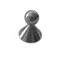 Pháp Hợp Kim Kẽm Tủ Quần Áo Tay Nắm Cửa Hiện Đại Đơn Giản Mạ Chrome Sáng Bạc Ngăn Kéo Tủ Một Lỗ Tay Cầm Chắc Chắn PS2X