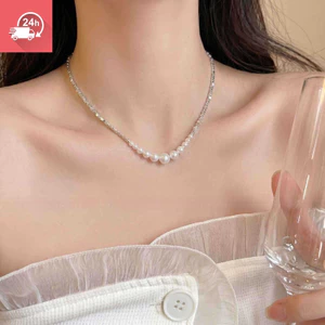Vòng cổ cao cấp ngọc trai đi lại hàng ngày dành cho nữ