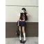 Chính Thống JK Đồng Phục Nhật Bản Nguyên Bản Phong Cách Mới Preppy Phong Cách Trắng Ba Tay Ngắn Thủy Thủ Phù Hợp Với Váy Xếp Ly Mềm Mại Cô Gái Phù Hợp Với Nữ