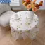 <cosyh>Decorative Table Runner Charming Floral Patterns Keeps Dust Away For Bedroom