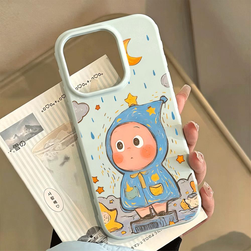 Chữa bệnh búp bê dán cho iPhone17promax trường hợp 161514plus 3 trong 1 bezel 131121