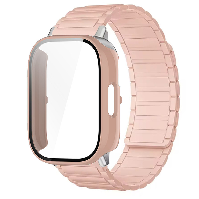 Vỏ PC + dây đeo silicon từ tính cho Redmi Watch 5 Dây đeo đồng hồ bảo vệ màn hình hoạt động cho vòng đeo tay Watch 5 Lite