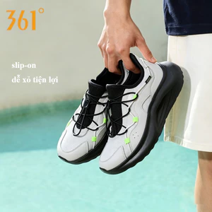 361° Giày Thể Thao Nam Slip On Không Dây Lưới Siêu Nhẹ Đế Mềm Thoáng Khí Đi Làm Phong Cách Tối Giản