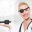 Miếng dán mắt cướp biển PYCOU, Miếng dán mắt đơn mềm có thể điều chỉnh, Miếng dán mắt Cosplay có thể giặt thân thiện với da Bảo vệ mắt hàng ngày