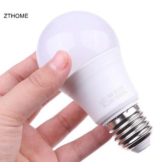 ZTHOME E27 PIR Đèn cảm biến chuyển động Bóng đèn LED có cảm biến chuyển động Máy dò chuyển động Đèn ngủ HOT