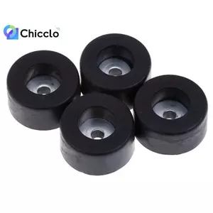 4 Miếng đệm chân chống thấm loa đệm chân cao su đế giảm chấn 38mm x 19mm Đẹp