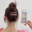 Springevenstar Kẹp tóc màu trơn thanh lịch bằng kẹo sắc thái Hợp kim bên gợn sóng để mặc thường ngày và dự tiệc Springevenstar