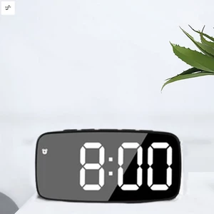 Đồng hồ báo thức LED có gương - Màn hình lớn độ phân giải cao cho văn phòng tại nhà