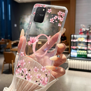 Ốp Điện Thoại Cho Samsung S10 Lite Vỏ G770F Chữ Hoa Xinh Đẹp Trong Suốt Mỏng Mềm Silicon Cho Galaxy S10 Lite Ốp Lưng