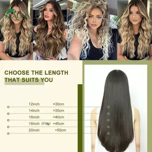 Springevenstar Dây Câu Cá Tổng Hợp Phần Mở Rộng Tóc Sóng Nước Xoăn Không Băng Không Keo Trộn Liền Mạch Cho Các Dịp Và Công Việc Springevenstar
