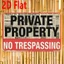 CIFbuy Vintage Iron Private Property Sign, Mảng bám tường mộc mạc, Trang trí kim loại ngoài trời cho khu vườn không gian cá nhân