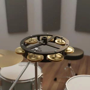 Dễ dàng sử dụng Cymbal Jingle Đính kèm nhẹ Hi-Hat Jingle Đính kèm có thể điều chỉnh cho máy trống