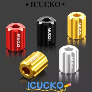 ICUCKO Crank Arm Dust Cap Remover, Hợp kim nhôm Nhẹ Xe đạp Chống bụi Cờ lê, Đen Đỏ Bạc Vàng Xe đạp Rỗng Crankset Bolt Loại bỏ