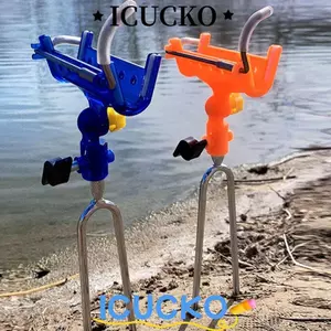 Giá đỡ cần câu ICUCKO Giá đỡ bằng thép không gỉ có thể điều chỉnh Giá câu cá