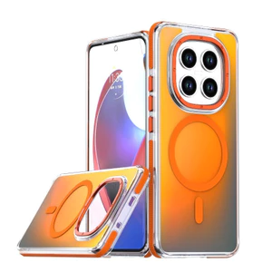 Dành Cho Xiaomi Redmi Note 15 14 13 Pro Plus 15 Pro + 14C 13C Poco C65 C75 Ống Kính Kim Loại Sang Trọng Màu Sắc Trong Suốt Vỏ Điện Thoại Từ Tính Pha Lê Chống Sốc Acrylic Bìa Cứng