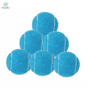 Bóng tennis bền bỉ 6 gói Thiết bị thể thao có độ đàn hồi cao nỉ mềm để sử dụng bóng tập tennis và đồ chơi cho chó