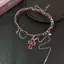 Nhíp Gothic Tối Phong Cách Đính Hạt Gai Đinh Tán Chữ Thập Nelace Nữ Punk Vintage Hai Lớp Dây Chuyền Trang Sức Phụ Kiện VN