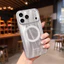 Ốp điện thoại từ tính gradient đầy màu sắc cho iPhone 17 Pro Max 14 15 16 pro max Bảo vệ ống kính chống rơi Vỏ cứng bảo vệ điện thoại
