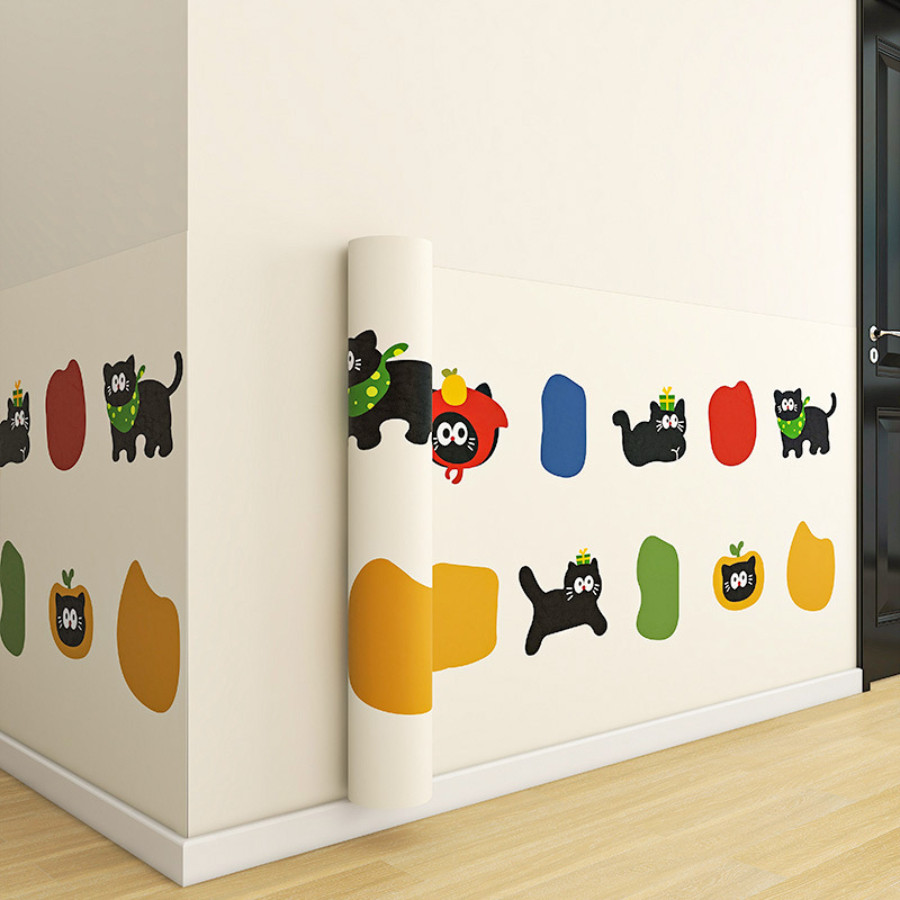 Giấy Dán Nhà Bếp HomeMate Chống Dầu Mỡ Chống Thấm Nước, Decal Dán Tường Bếp Cách Nhiệt Họa Tiết Hoạt Hình Dễ Lau Chùi