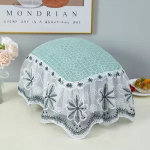 XYLBY14 Mục Vụ Hình Bầu Dục Nồi Cơm Bao Đa Năng Phong Cách Châu Âu Bao Khăn Vải Ren Nồi Cơm Điện Hộ Gia Đình Bao Vải Chống Bụi Bao