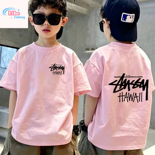 Áo Thun Trẻ Em Unisex In Chữ Thời Trang, Cotton Mềm, Áo Ngắn Tay, Phù Hợp Đi Học & Chơi, Cho Bé 3-12 Tuổi