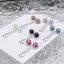 JCSYFAC Hình Chữ U Ngọc Trai Thổ Cẩm 1Pc Chống Trượt Cố Định Khăn Pin DIY Lady Dây Đeo An Toàn Trang Trí Thổ Cẩm Cho Du Lịch Và Trường Học Mới