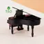 1: 12 Nhà Búp Bê Đàn Piano Thu Nhỏ W / Ghế Dụng Cụ Mô Hình Ghế Phòng Khách Nội Thất Trang Trí Đồ Chơi Phụ Kiện Nhà Búp Bê [Mới]