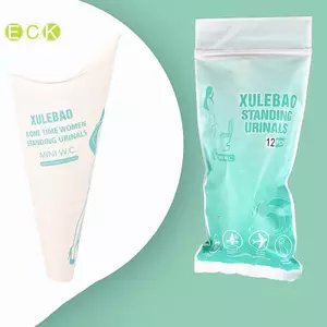 12 Cái / lốc Giấy Dùng Một Lần Nước Tiểu Nữ Thiết Bị Đứng Lên Pee Cho Cắm Trại Du Lịch Di Động Nữ Ngoài Trời Toil Đẹp