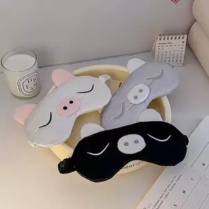PNPIA- Hoạt Hình Heo Ngủ Mặt nạ Du Lịch Thư Giãn Che Mắt Cho Giấc Ngủ Che Mắt Miếng Dán Mắt Làm Đẹp Sức Khỏe Miếng Lót Mắt