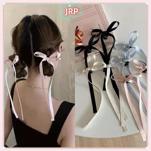 JRP 2024 Mới Dễ Thương Nơ Dài sel Kẹp Tóc Nữ Phụ Kiện Tóc Bé Gái Đảng Mũ Bên Kẹp Bán Buôn JRP