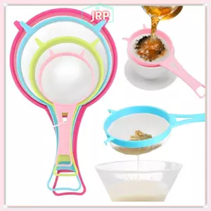 Bộ 4 Bộ lọc lưới đa năng JRP có tay cầm - Hoàn hảo cho trà, nước trái cây, bột mì, sữa đậu nành, v.v.- Tiện ích nhà bếp, JRP dễ lọc