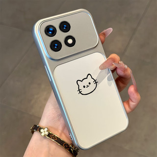 Ốp Lưng PBZZ Cho poco x6 F6 M6 F7 M7 F8 PRO 4G redmi 13c 5g F8 ULTRA 5G Vỏ Điện Thoại lo lắng Vỏ Mềm Chống Sốc Người Yêu Thẩm Mỹ Mèo Dễ Thương Cho Bé Gái DSCYGT3