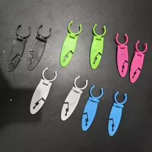 PYCOU 2 Chiếc Kẹp Bảng Mái Chèo, Có Thể Mở Rộng An Toàn Ban Mái Chèo Kẹp Buộc, Kẹp Cố Định Có Thể Điều Chỉnh Cao Cấp Đứng Lên Vây Kẹp Lướt Sóng