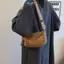 E-WOITD Vintage Nhỏ Messenger Túi Dành Cho Nữ Đơn Giản Da Pu Nữ Gối Đeo Vai Túi Thời Trang Nữ Ví Túi Xách Túi Đeo Ngang E-WOITD