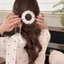 Phụ Nữ Mới Chấm Bi Rỗng Kẹp Tóc Lười Đuôi Ngựa Giá Đỡ Và Bánh Donut Bun Maker