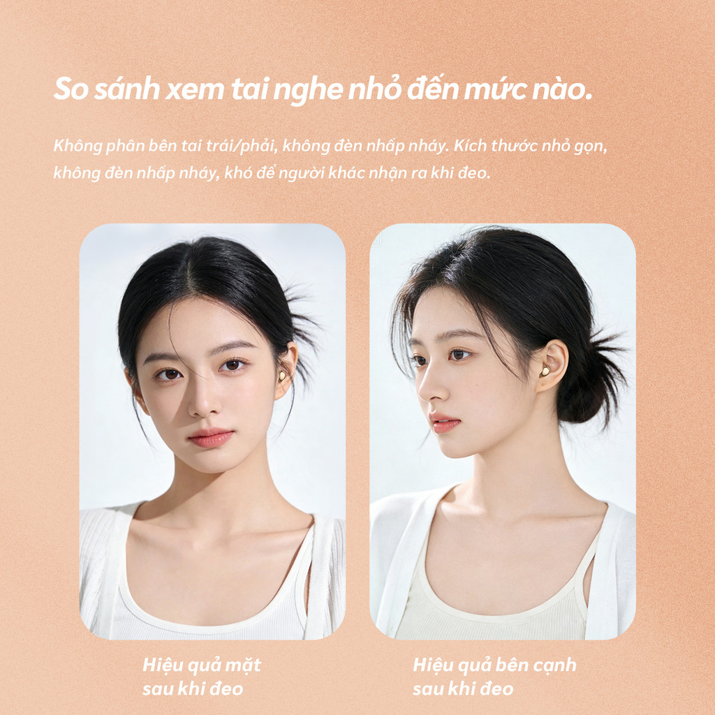 Tai nghe Bluetooth không dây là tai nghe khử tiếng ồn và chất lượng âm thanh di động nhỏ gọn Thích hợp cho IPhone và Android