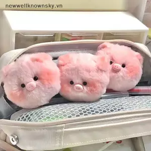 MỚI Đáng Yêu Sang Trọng Chú Heo Móc Khóa Nhỏ Tươi Ngộ nghĩnh Túi Mặt Dây Chuyền Đồ Chơi Trẻ Em Quà Tặng Sinh Nhật Kawaii Đầu Lợn Nhỏ Vòng Chìa Khóa SKY
