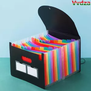 VVDZA Thư Mục Tập Tin Cho Doanh Nghiệp Thực Tế Thư Mục Tài Liệu Tổ Chức Giấy 13 / 25 Bỏ Túi Mở Rộng Accordion Thư Mục