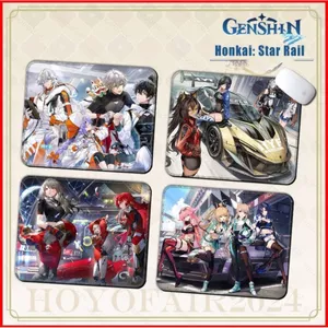 ST2 Honkai: Star Rail Genshin Impact Anime Mousepad Chống Trơn Trượt Hoạt Hình Chống Thấm Nước Miếng Lót Chuột Để Bàn Thảm Chống Trơn Trượt Văn Phòng Hồ