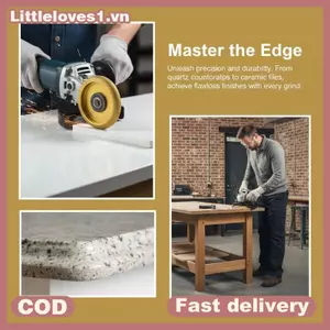 Littleloves1 75MM Đá Granite Edge Mài Đĩa Có Rãnh La Mã Cực Sắc Nét Cho Thiết Kế Viền Tinh Tế Đổi Mới Và Trang Trí VN