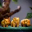 1 / 3 CáiSản phẩm bằng gỗ chạm khắc bằng gỗ Rhino Hippo Phòng voi Trang trí nội thất Đồ trang trí ô tô Trang trí điêu khắc & tượng nhỏ MỚI