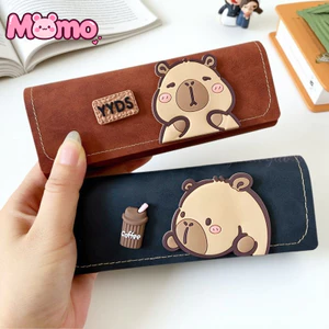 Hộp đựng kính mắt họa tiết hoạt hình Capybara cho bé trai và bé gái, hộp đựng kính di động